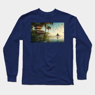 Pagoda Paradise Long Sleeve T-Shirt